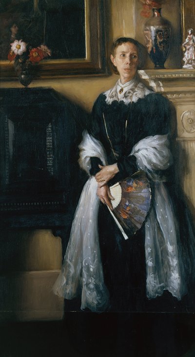 Portret van een dame door H. Margaret Spanton